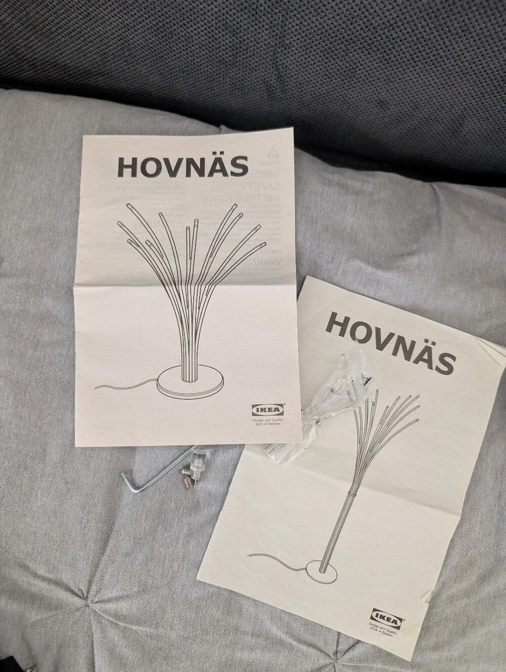 IKEA Hovnas Chrome Lamp